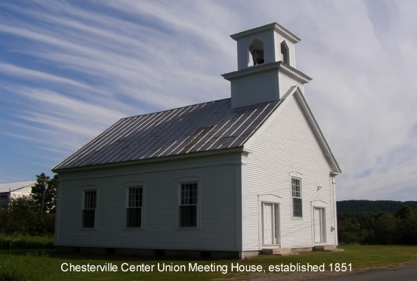 Center Chesterville Union Meeting House, 2012